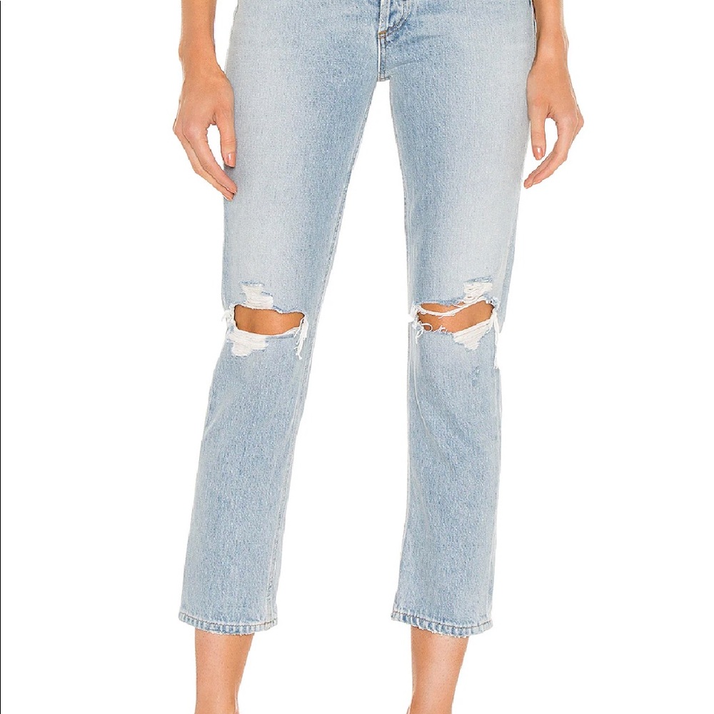 Agolde High Rise Riley Crop